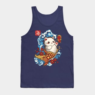 Cat mermaid Tank Top